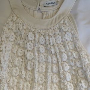 Long white dress size small